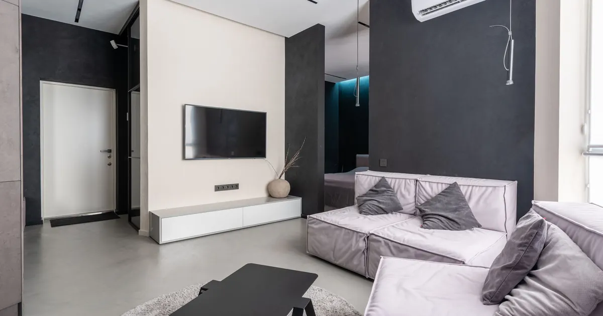 Climatisation murale dans un salon