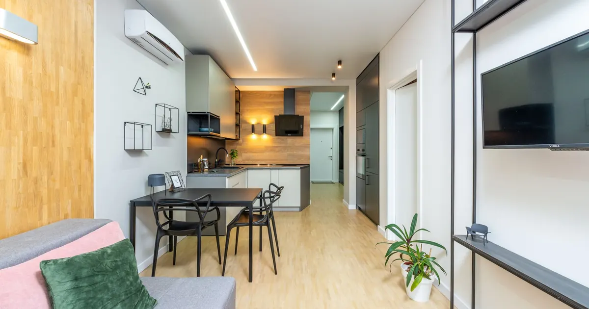 Climatisation dans un salon d'appartement