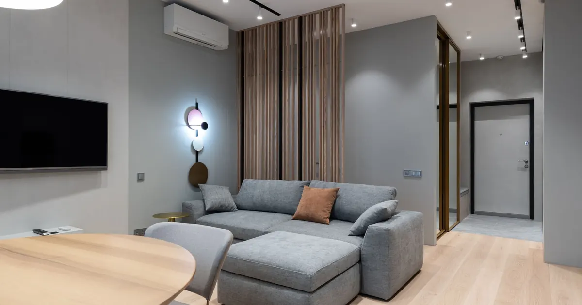 Climatisation murale dans un salon
